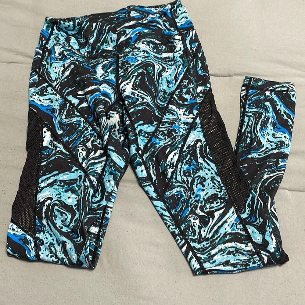 Zella Starry Night Mesh panel leggings
